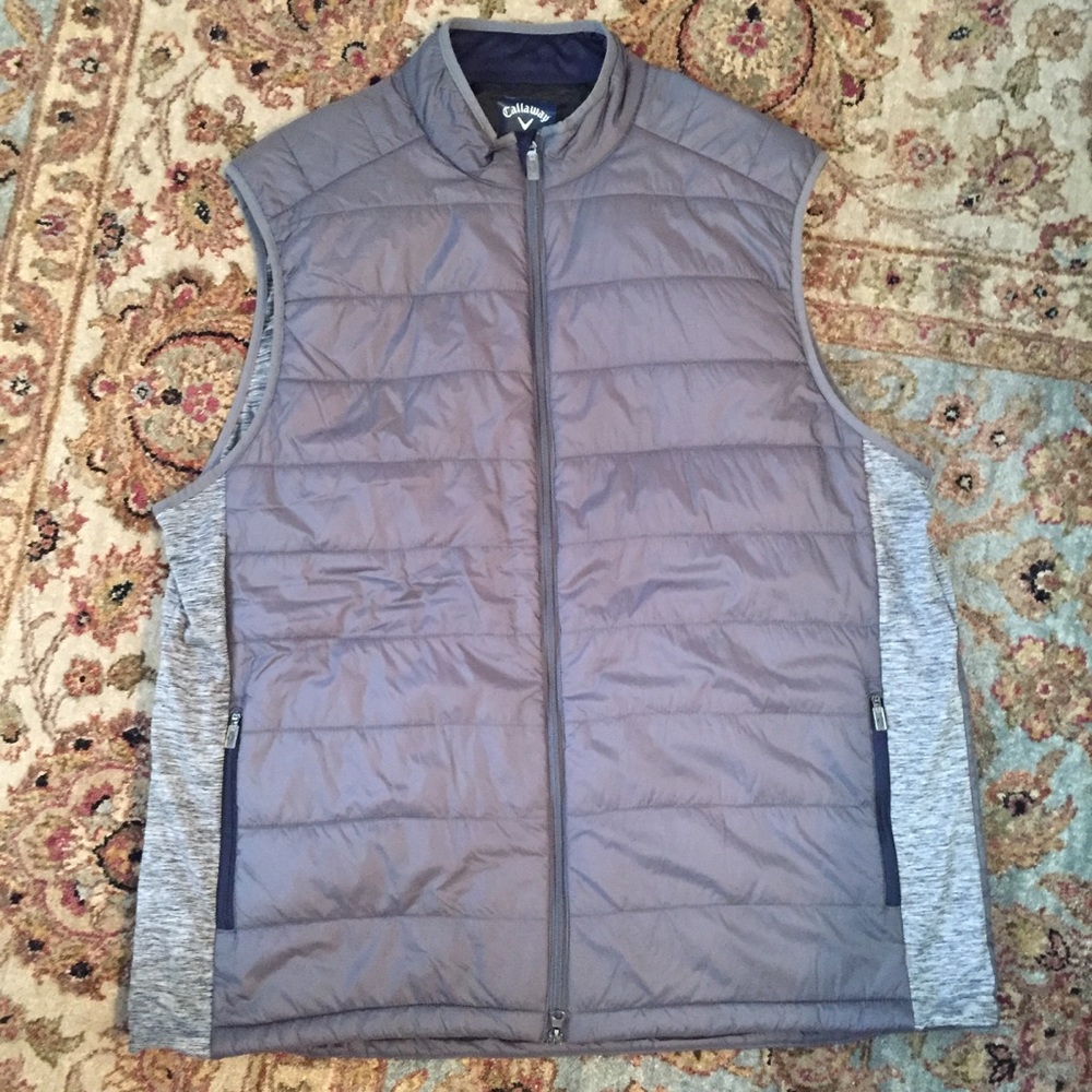 Tall Men’s Callaway Grey Nylon Vest